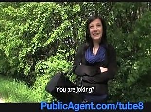 PublicAgent Innocent young woman fucked in the bushes